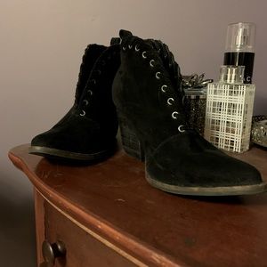 Coconuts Suede Slip On Booties